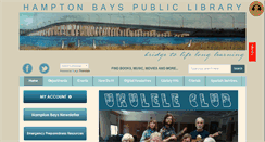 Desktop Screenshot of hamptonbayslibrary.org